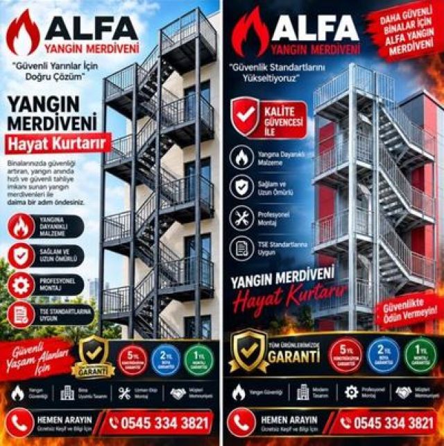 Ümraniye Yangın Merdiveni: Güvenli Tahliye İçin Merdiven ve Kaçış Yolunun Birlikte Planlanması